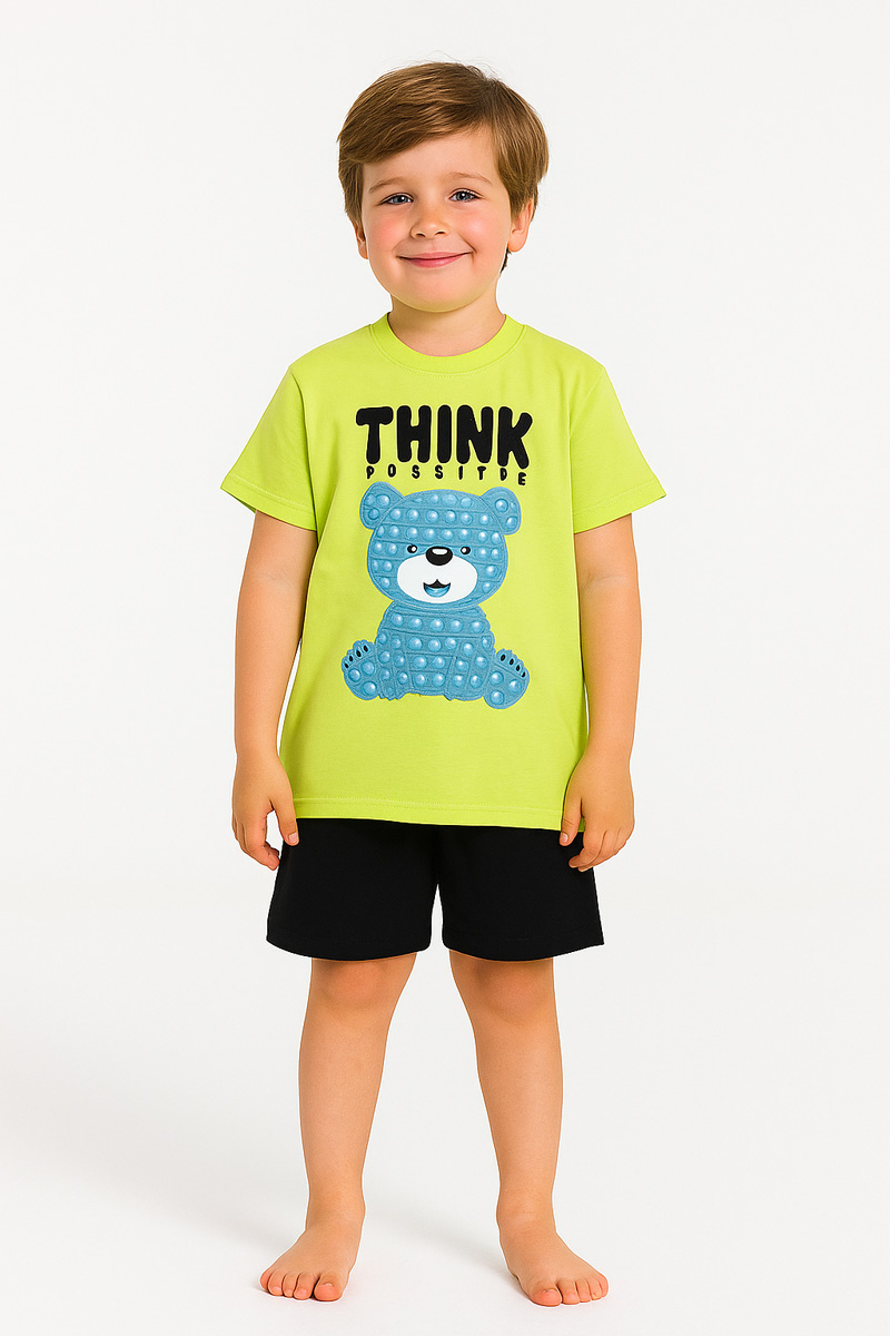 Kinderschlafanzug Junge Pretty Baby 65390 Cabbage