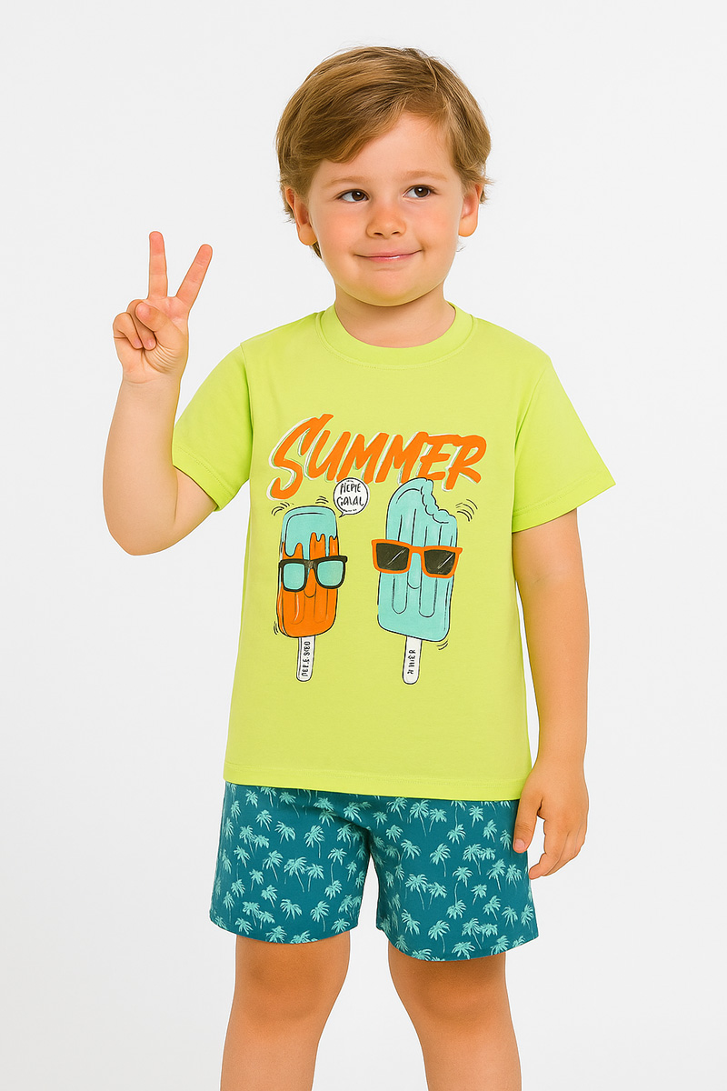 Kinder-Schlafanzug Junge Pretty Baby 65393 Kinder-Schlafanzug Junge Pretty Baby 65393