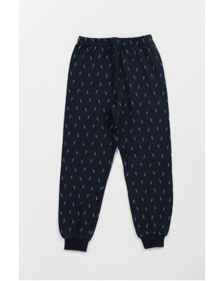 Kinderschlafanzug für Jungen PRETTY BABY 68181 BLAU