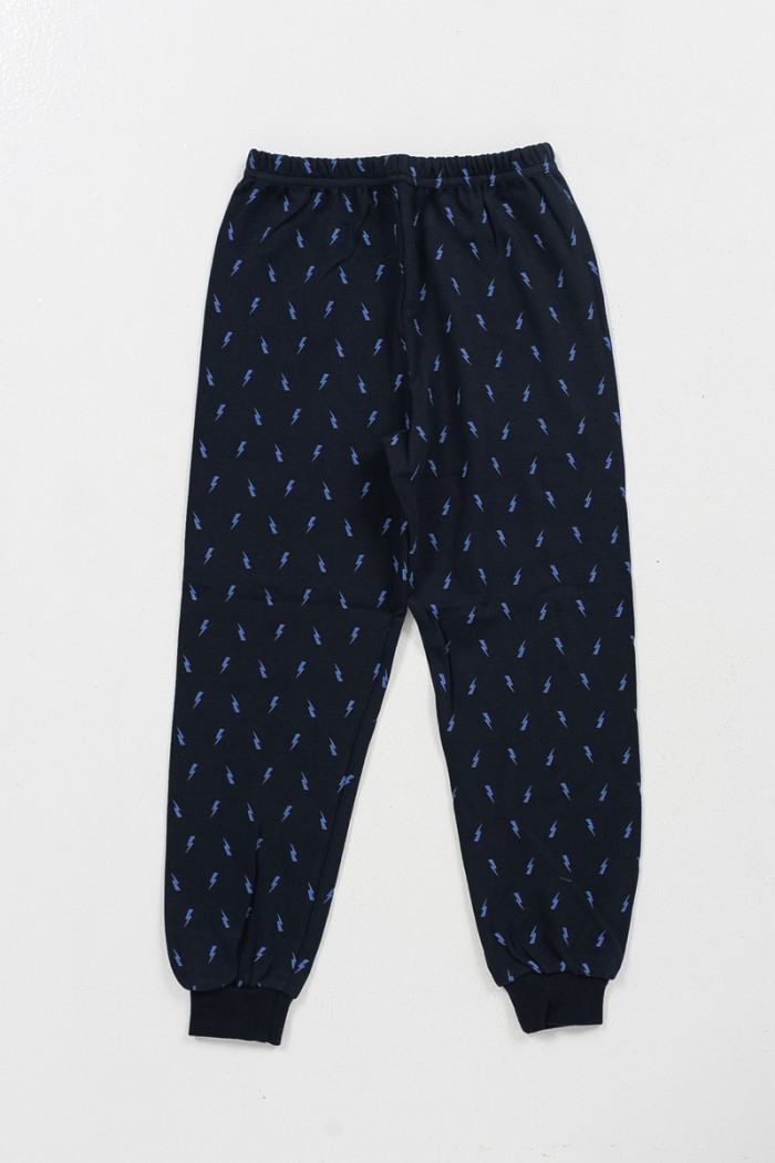 Kinderschlafanzug für Jungen PRETTY BABY 68181 BLAU