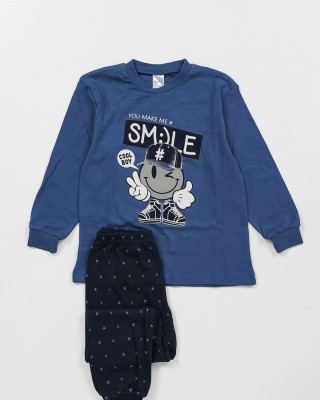 Children's pyjamas for boy PRETTY BABY 68183 BLUE