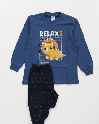 Children's pajamas for boy PRETTY BABY 68184 BLUE