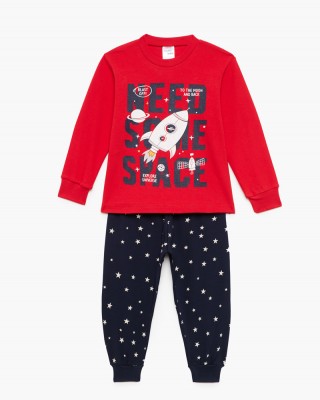 Children's pyjamas for boy PRETTY BABY 68193 Red