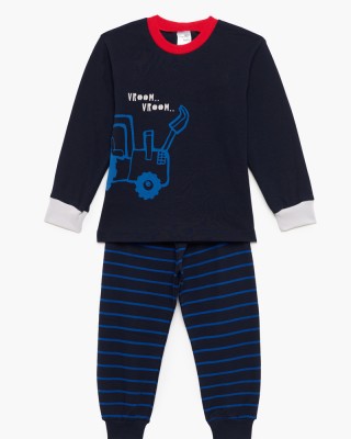 Children's pyjamas for boys PRETTY BABY 68197 Dark blue