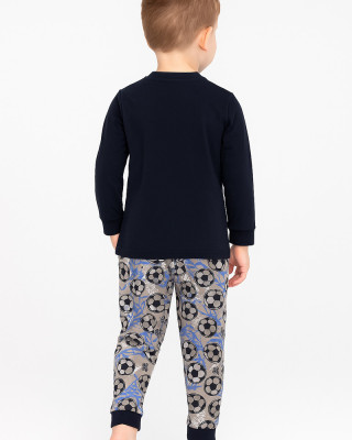 Children's pyjamas for boys PRETTY BABY 68203 BLUE DROPS