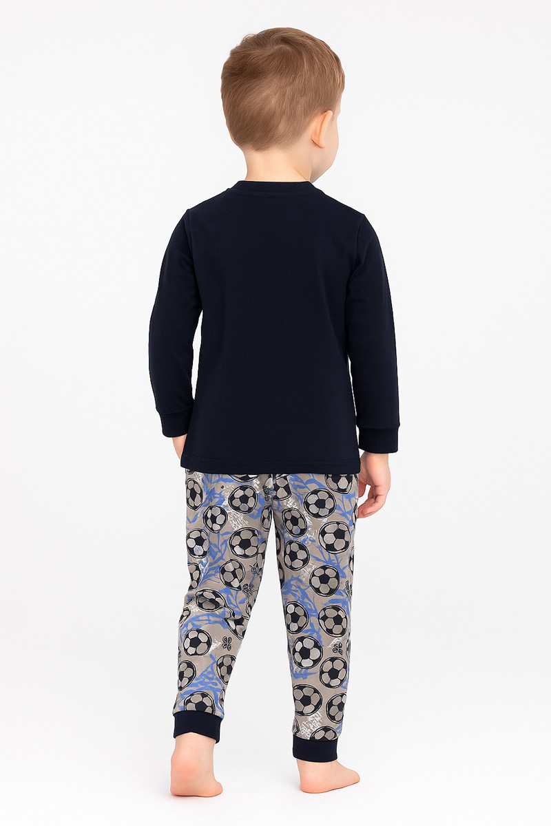 Kinderschlafanzug für Jungen PRETTY BABY 68203 BLUE DROPS