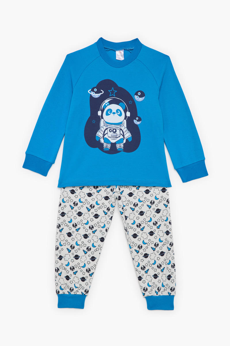Kinderschlafanzug für Jungen PRETTY BABY 68205 BLAU