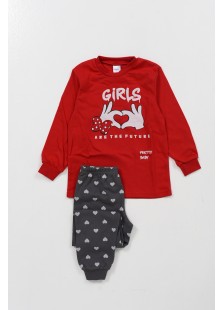 Kinderschlafanzug für Mädchen PRETTY BABY 69180 Kinderschlafanzug für Mädchen PRETTY BABY 69180