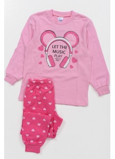 Kinderschlafanzug für Mädchen PRETTY BABY 69181 Kinderschlafanzug für Mädchen PRETTY BABY 69181