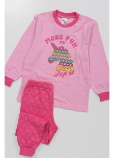 Kinderschlafanzug für Mädchen PRETTY BABY 69185 Kinderschlafanzug für Mädchen PRETTY BABY 69185