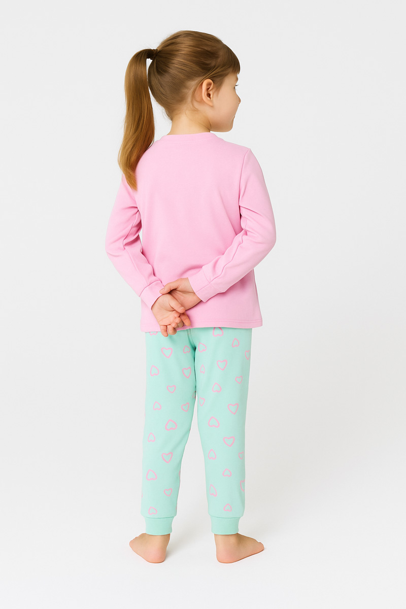 Children's pajamas for girl PRETTY BABY 69206 ROSE