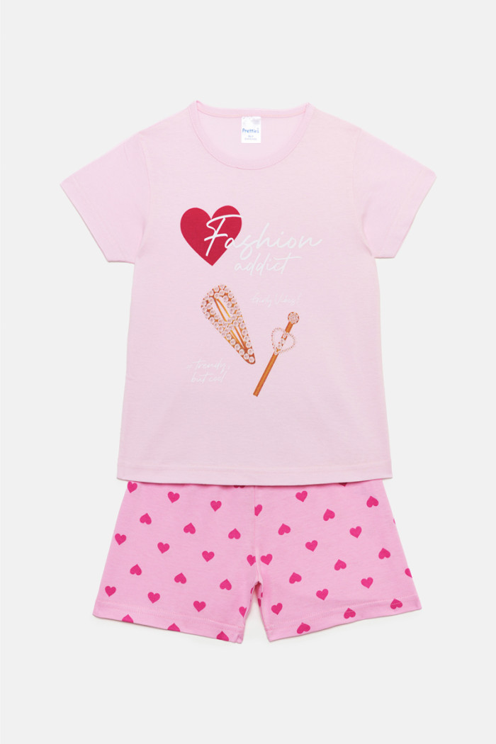 Children's pajamas girl Pretty Baby 63152 Pink