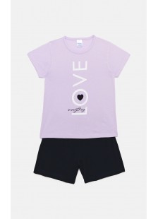 Children's pajamas girl Pretty Baby 63153 Lila Children's pajamas girl Pretty Baby 63153 Lila