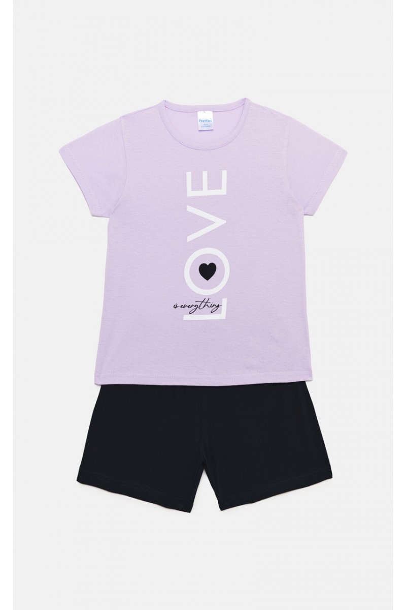 Children's pajamas girl Pretty Baby 63153 Lila Children's pajamas girl Pretty Baby 63153 Lila
