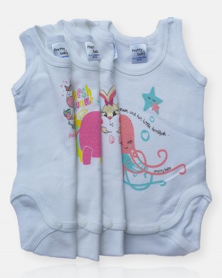 Baby Mädchen Unterwäsche Prettybaby 4Pack Blumen zufällige Auswahl