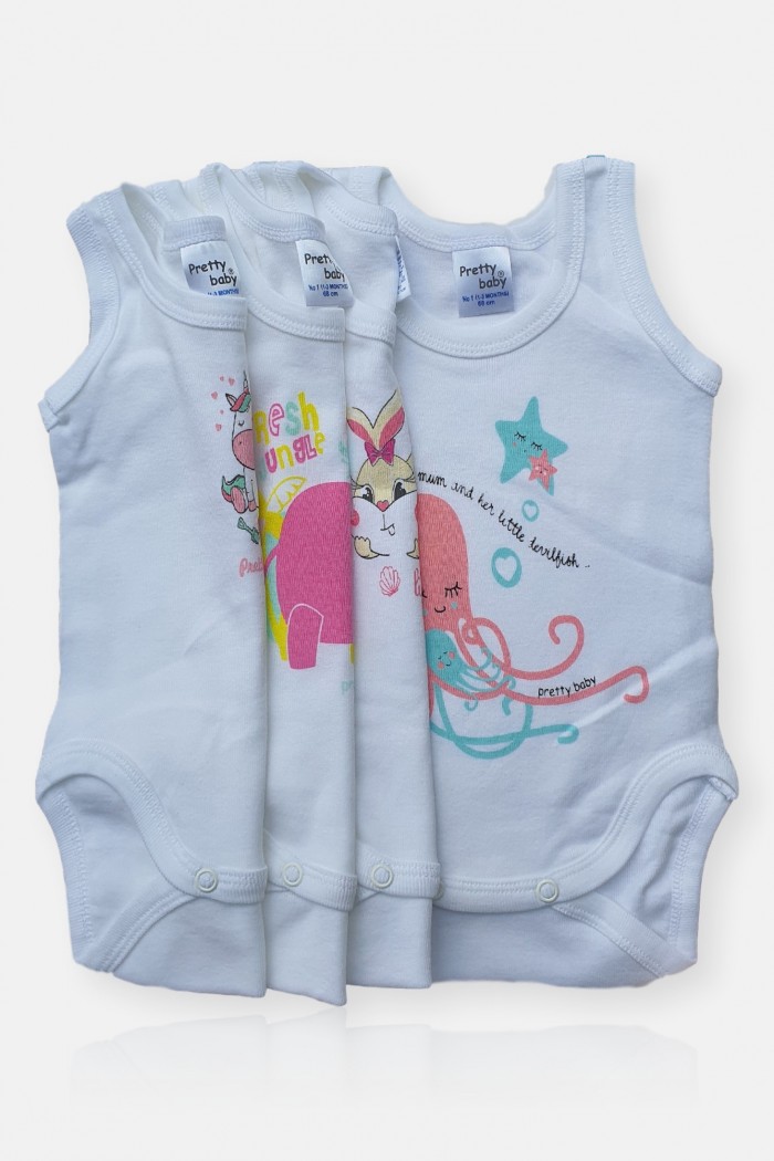 Baby girl's underwear Prettybaby 4Pack Flowers random selection