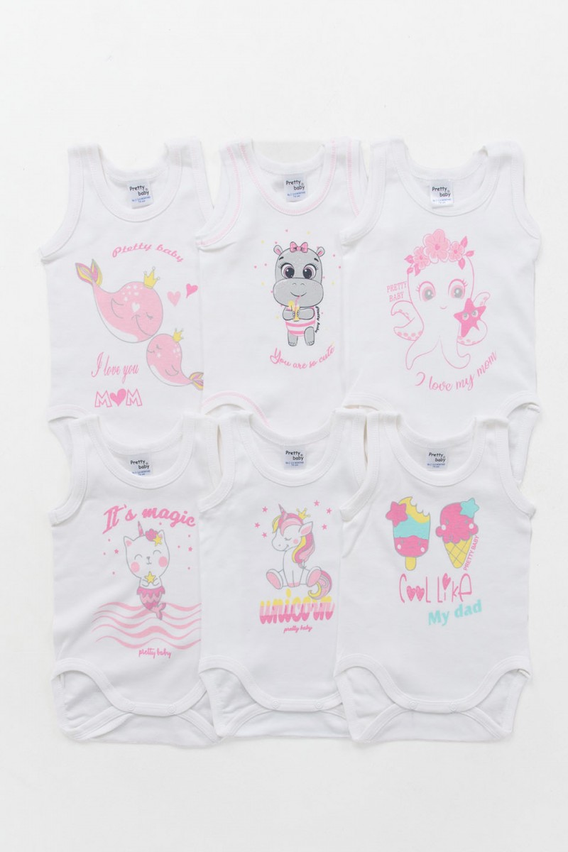 Baby Underwear Pretty Baby Girl Miranda 6 Pack