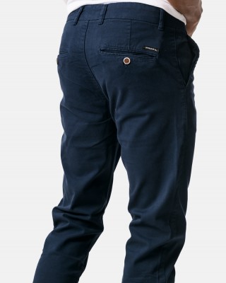 Herren-Chinos PROFIL JEANS Dunkelblaue Hose 250