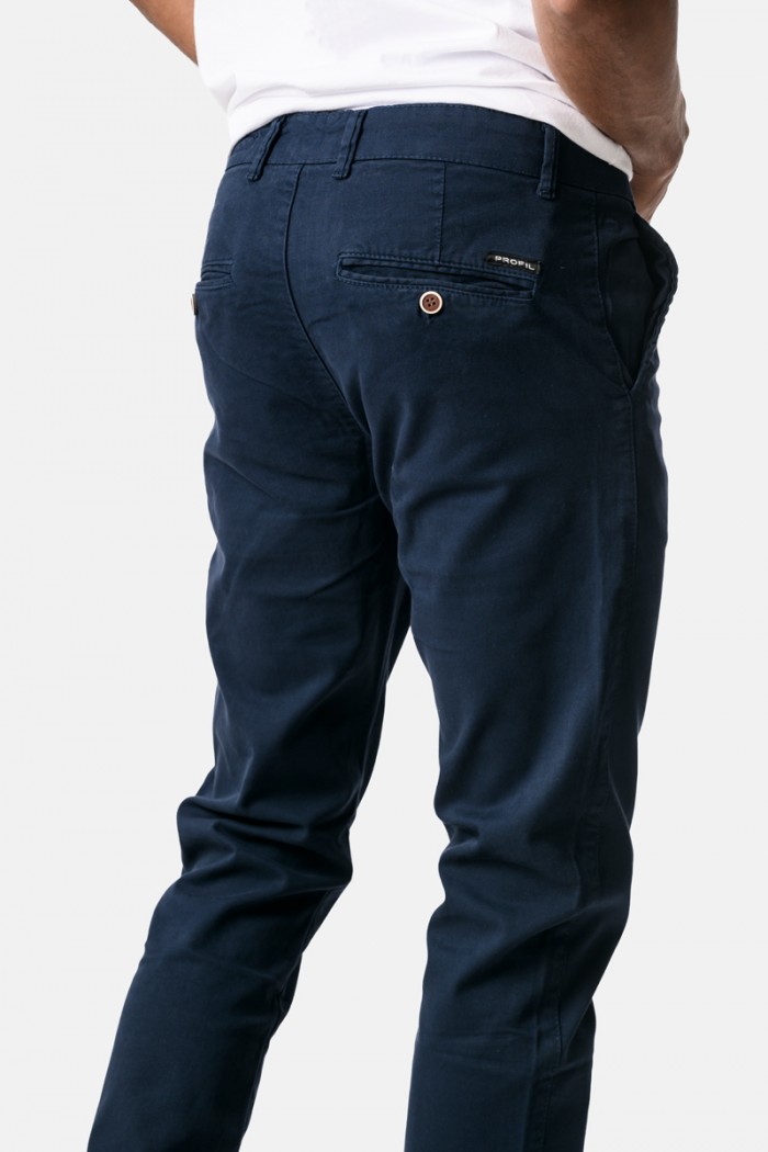 Men's Chinos PROFIL JEANS Dark blue trousers 250