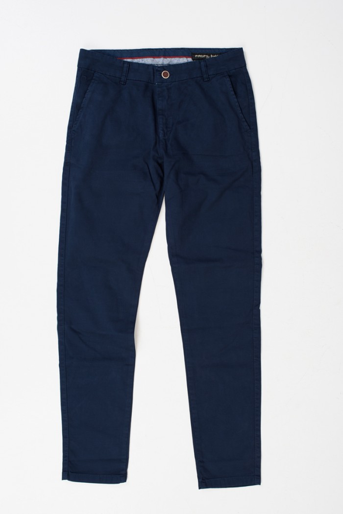 Men's Chinos PROFIL JEANS Dark blue trousers 250
