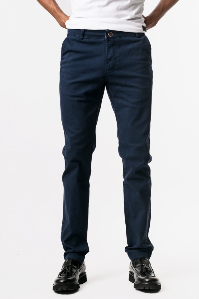 Men's Chinos PROFIL JEANS Dark blue trousers 250