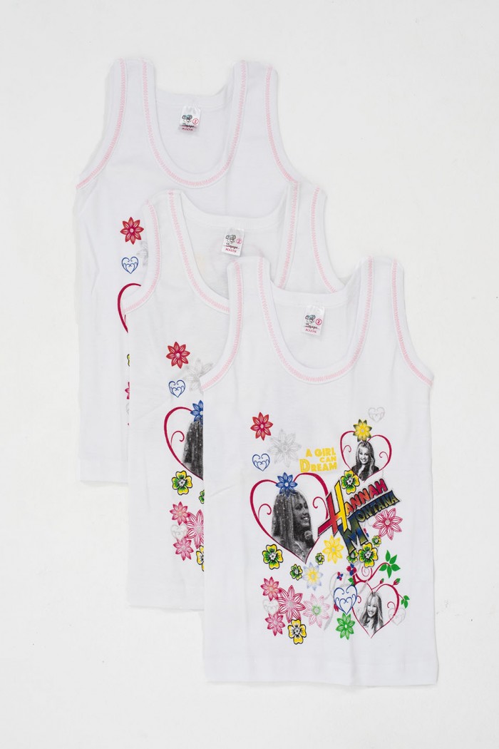 Sleeveless T-shirts Trendys HANNA MONTANA (3 pieces)