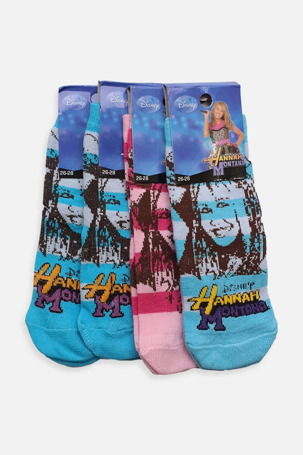 Children's socks HANNA MONTANA 4PACK Ciel