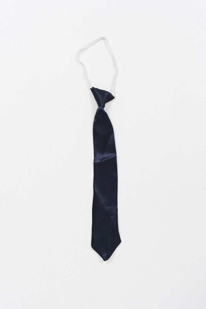 Kinderkrawatte mit Gummizug für Parade 35cm Blau Dunkelblau