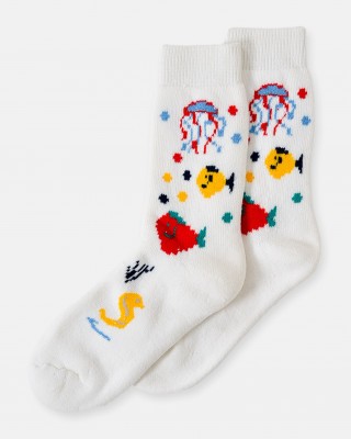 Kinder-Wintersocken Helios mit Muster