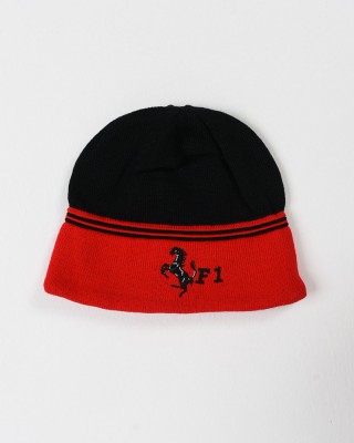 Beanie F1 Angebot Schwarz Rot
