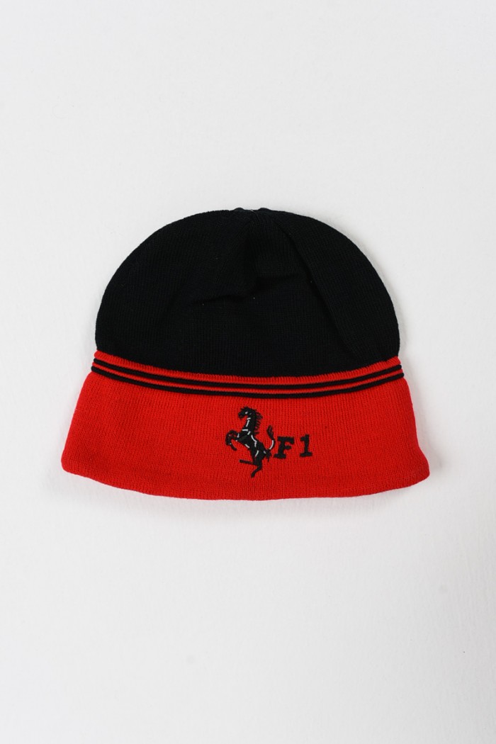 Beanie F1 Angebot Schwarz Rot