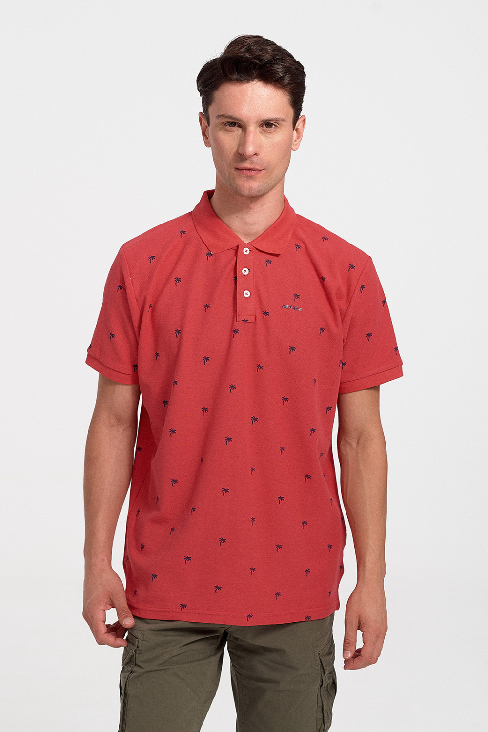 Men's Polo Shirt Pique REBASE RPS 284S CORALL