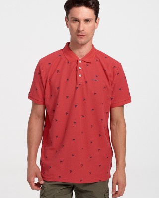 Men's Polo Shirt Pique REBASE RPS 284S CORALL