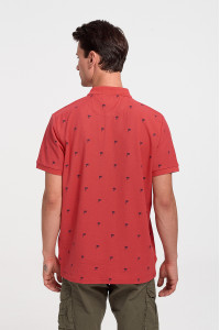 Men's Polo Shirt Pique REBASE RPS 284S CORALL