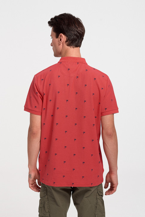 Men's Polo Shirt Pique REBASE RPS 284S CORALL
