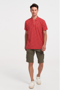 Men's Polo Shirt Pique REBASE RPS 284S CORALL