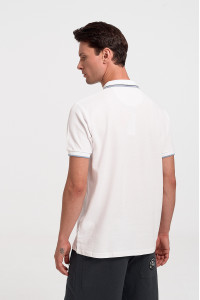 Men's Polo Shirt Pique REBASE RGS 35S WHITE