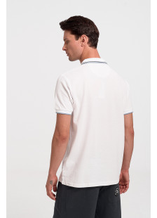 Men's Polo Shirt Pique REBASE RGS 35S WHITE