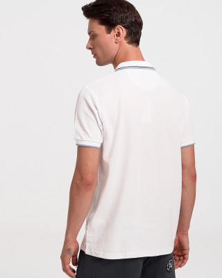 Men's Polo Shirt Pique REBASE RGS 35S WHITE