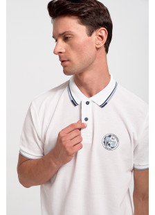 Men's Polo Shirt Pique REBASE RGS 35S WHITE