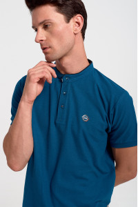 Men's Polo Shirt Pique REBASE RPS 277S PETROLE