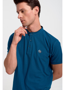Men's Polo Shirt Pique REBASE RPS 277S PETROLE
