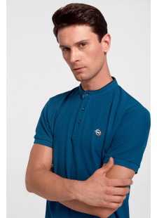 Men's Polo Shirt Pique REBASE RPS 277S PETROLE