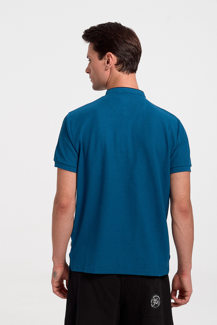 Men's Polo Shirt Pique REBASE RPS 277S PETROLE