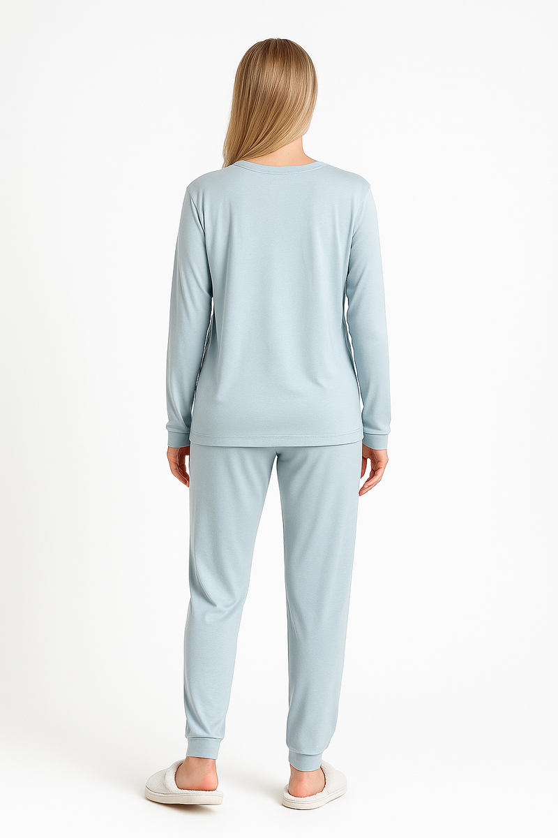 DAMEN SCHLAFANZUG MIT GUMMIZUG RELAX 3225003