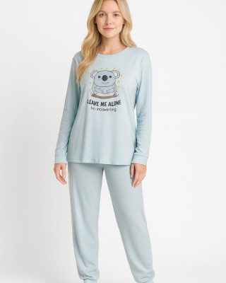 DAMEN SCHLAFANZUG MIT GUMMIZUG RELAX 3225003