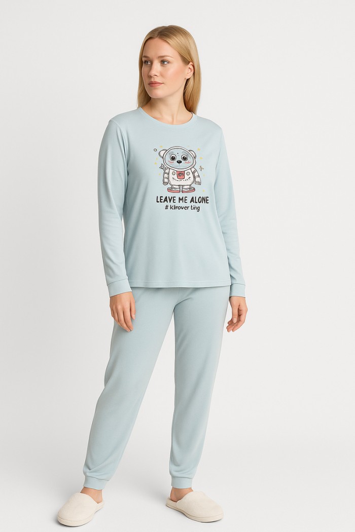 DAMEN SCHLAFANZUG MIT GUMMIZUG RELAX 3225003