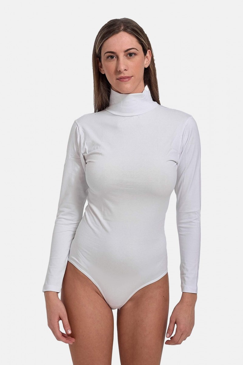 Turtleneck shorts with long sleeve