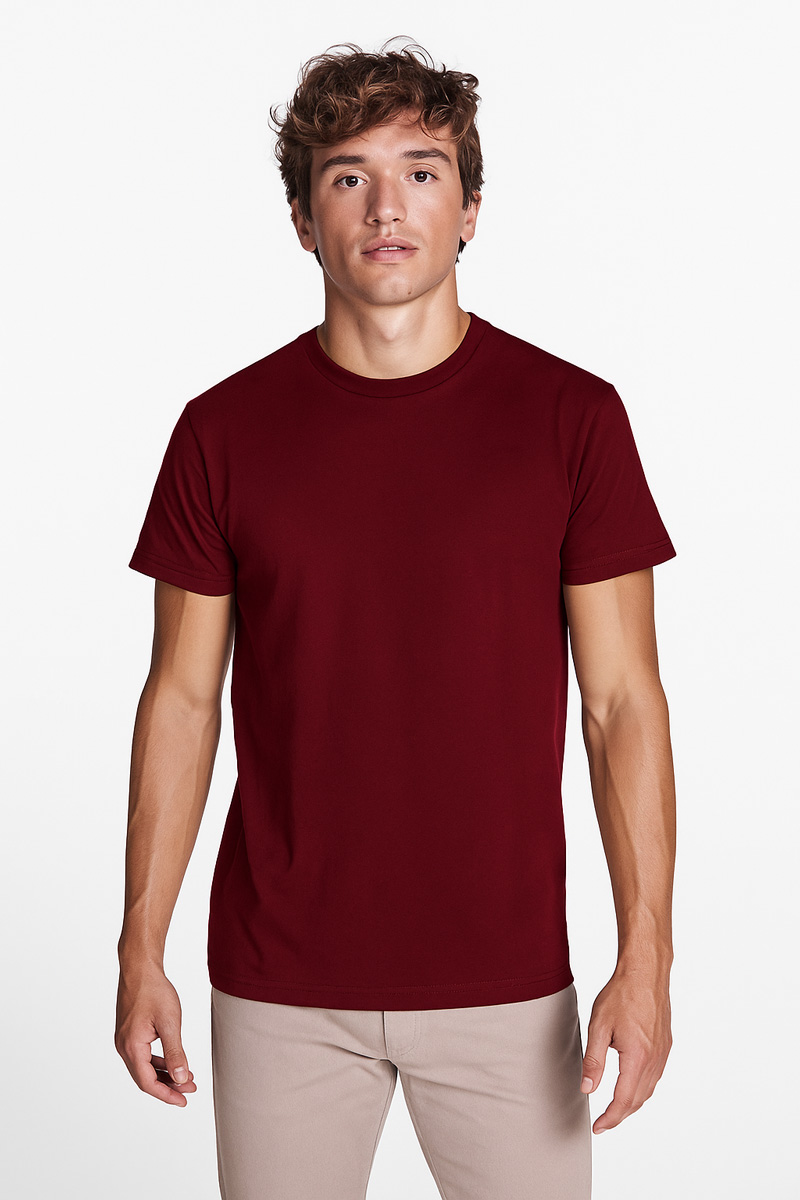 T-Shirt monochrome DOGO PREMIUM Bordeaux 190gr T-Shirt monochrome DOGO PREMIUM Bordeaux 190gr