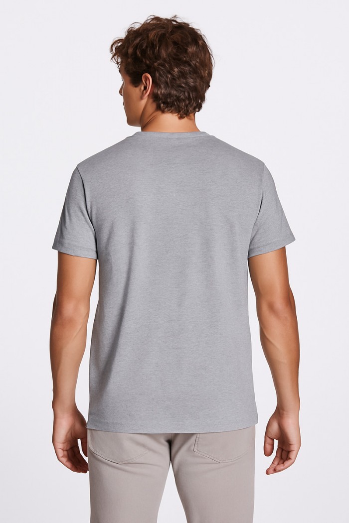 T-Shirt einfarbig DOGO PREMIUM GRAU 190gr